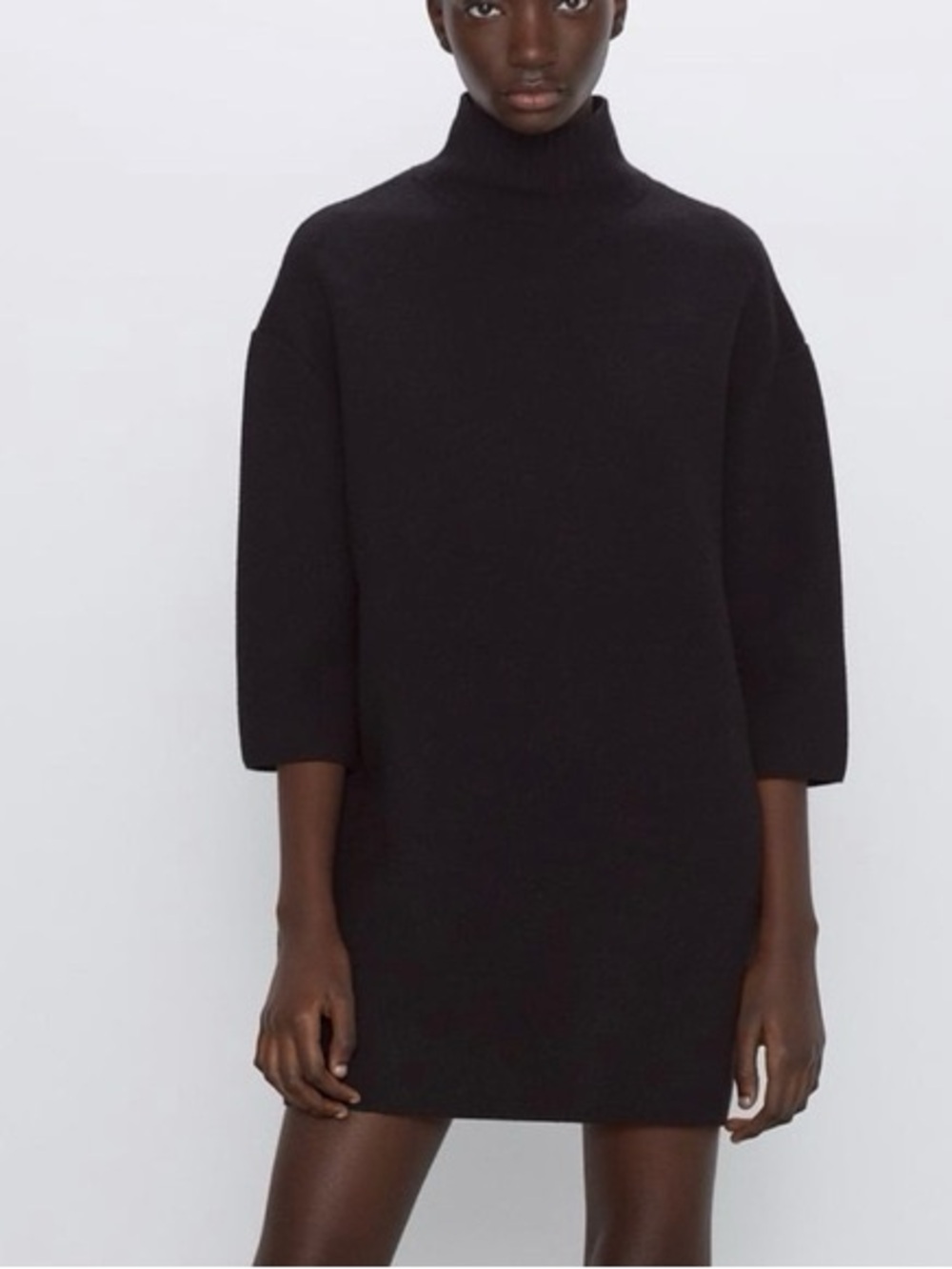 Tuckernuck Black Turtleneck Sweater Dress S